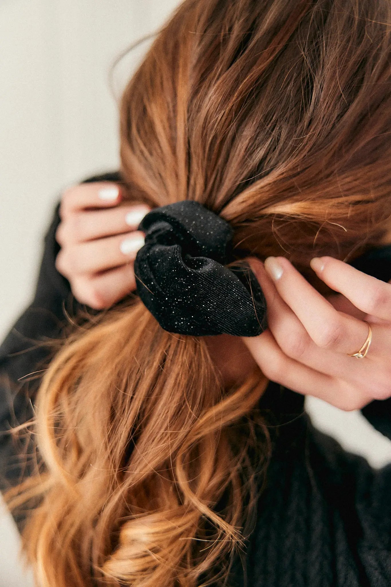 PAUEME I ACCESSOIRES I Chouchou - Velours noir