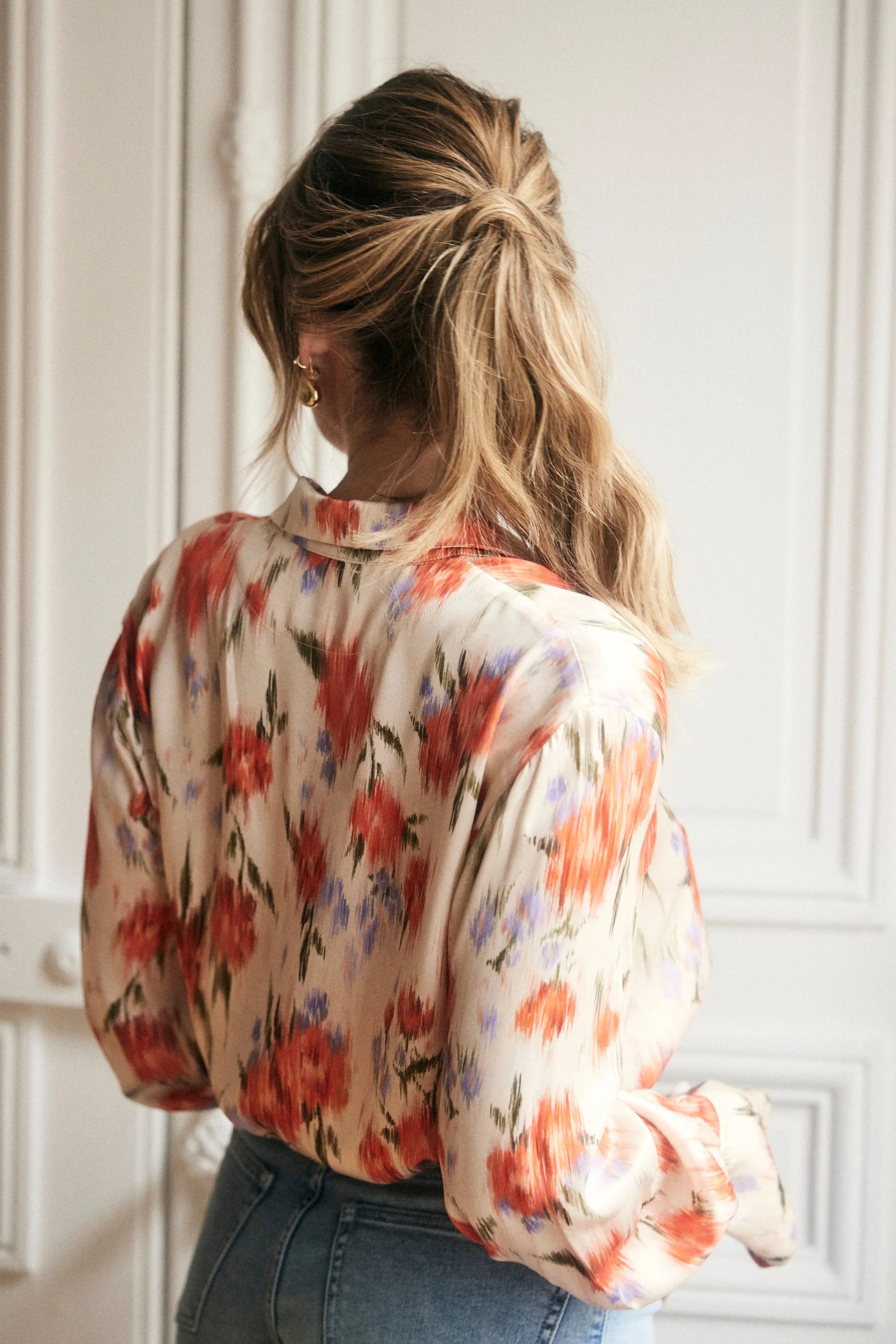 PAUEME I Chemise I Chemise Cécile - Imp Camelia