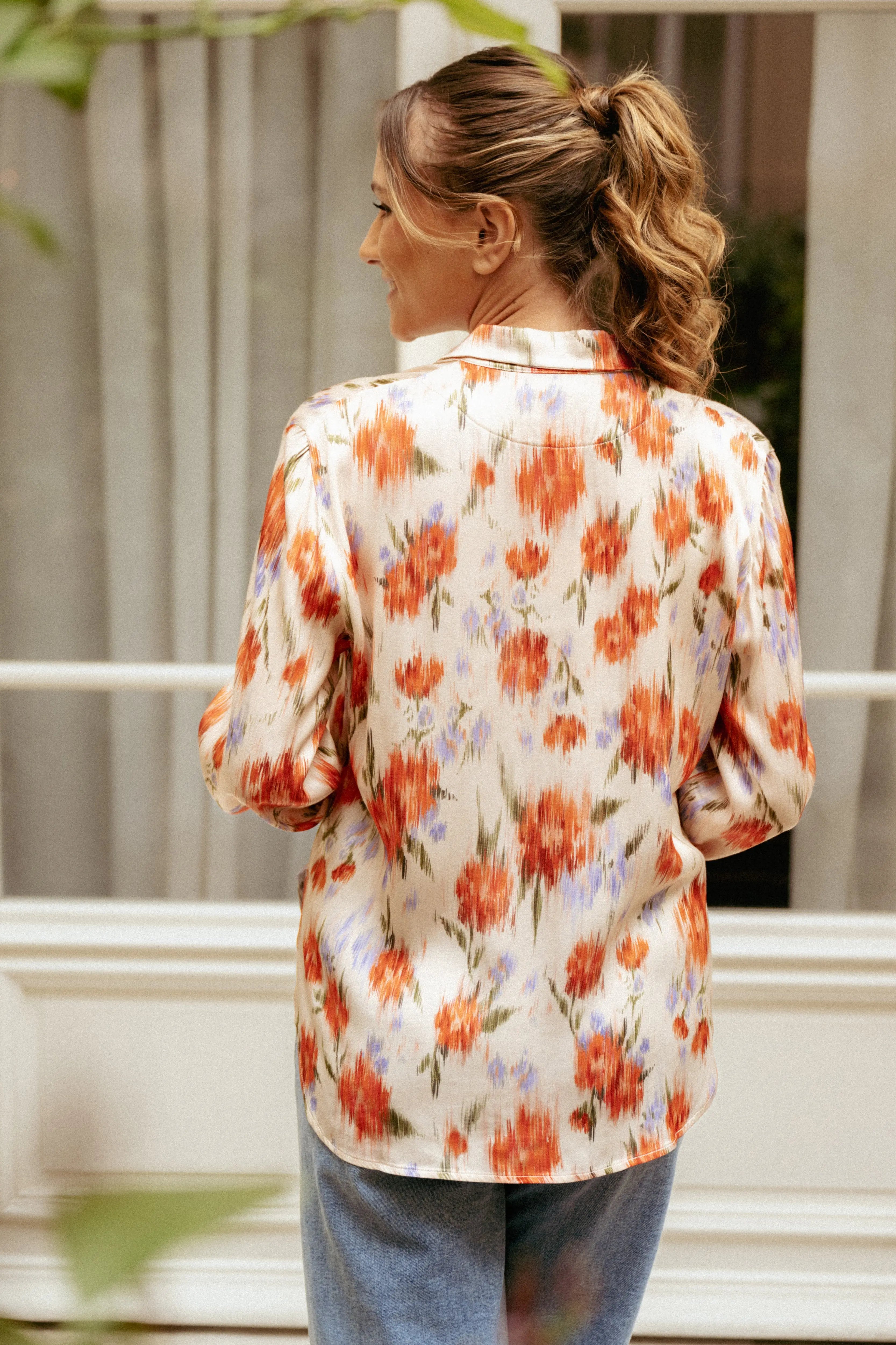 PAUEME I Chemise I Chemise Cécile - Imp Camelia