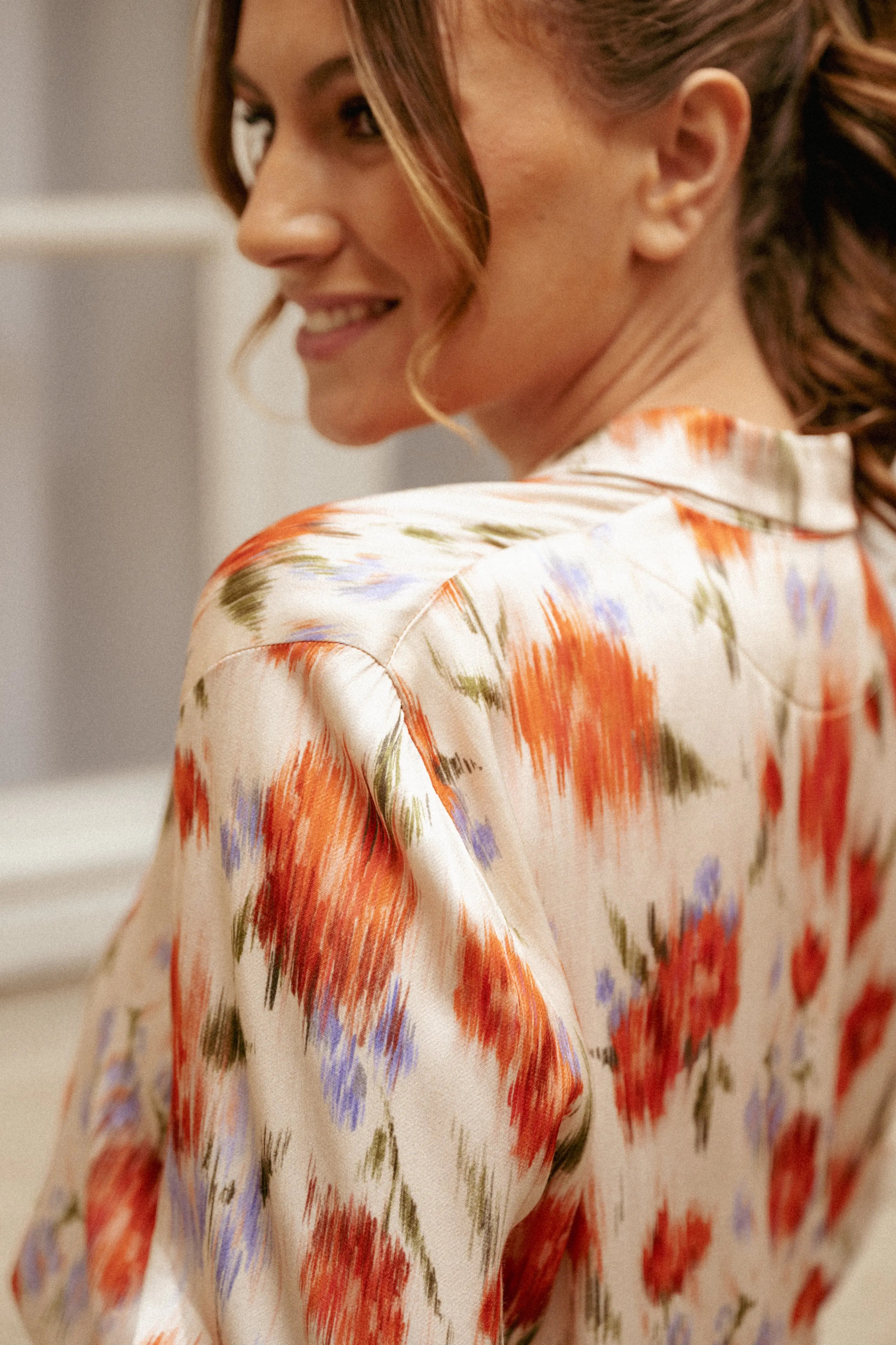 PAUEME I Chemise I Chemise Cécile - Imp Camelia