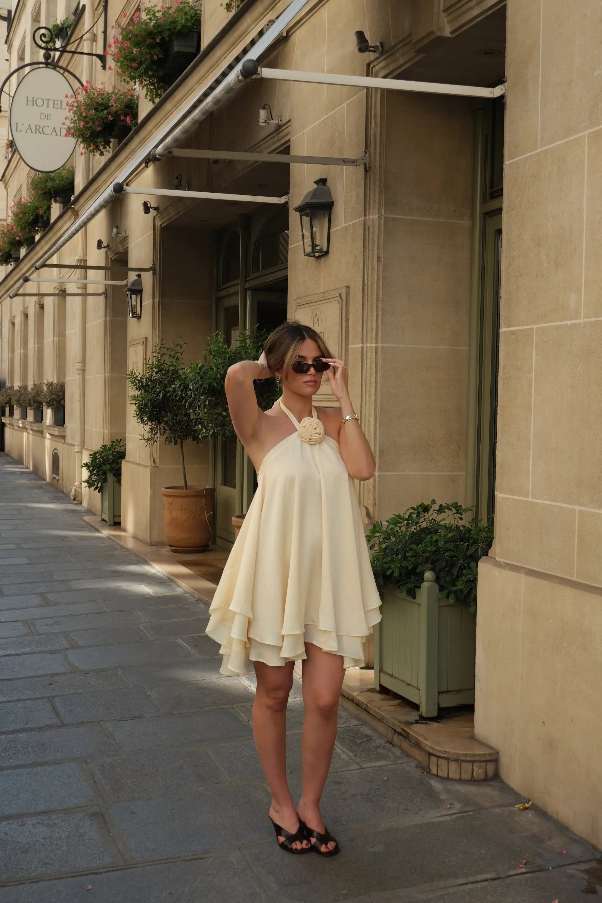 PAUEME I Robe I Robe Flora - Butter Yellow