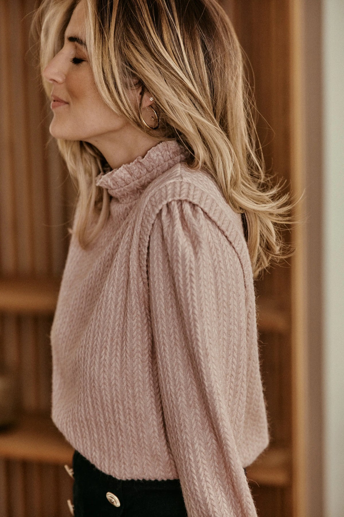 Pull Marjolaine Modèle Aimée - 50% Soie, 50% Coton - Couleur Épice - Taille 42