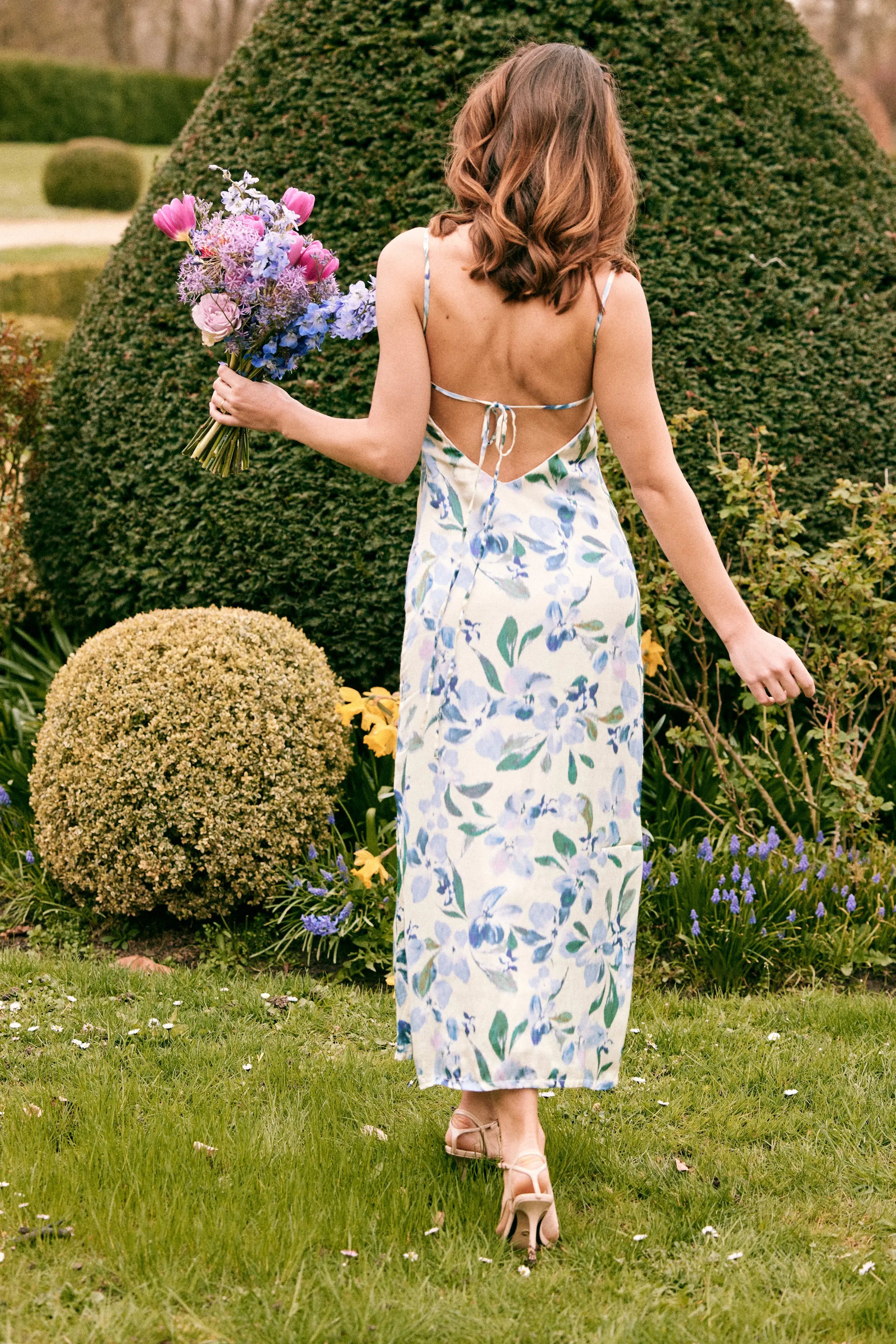 PAUEME I ROBE I Robe Manuela - Fleurs bleues