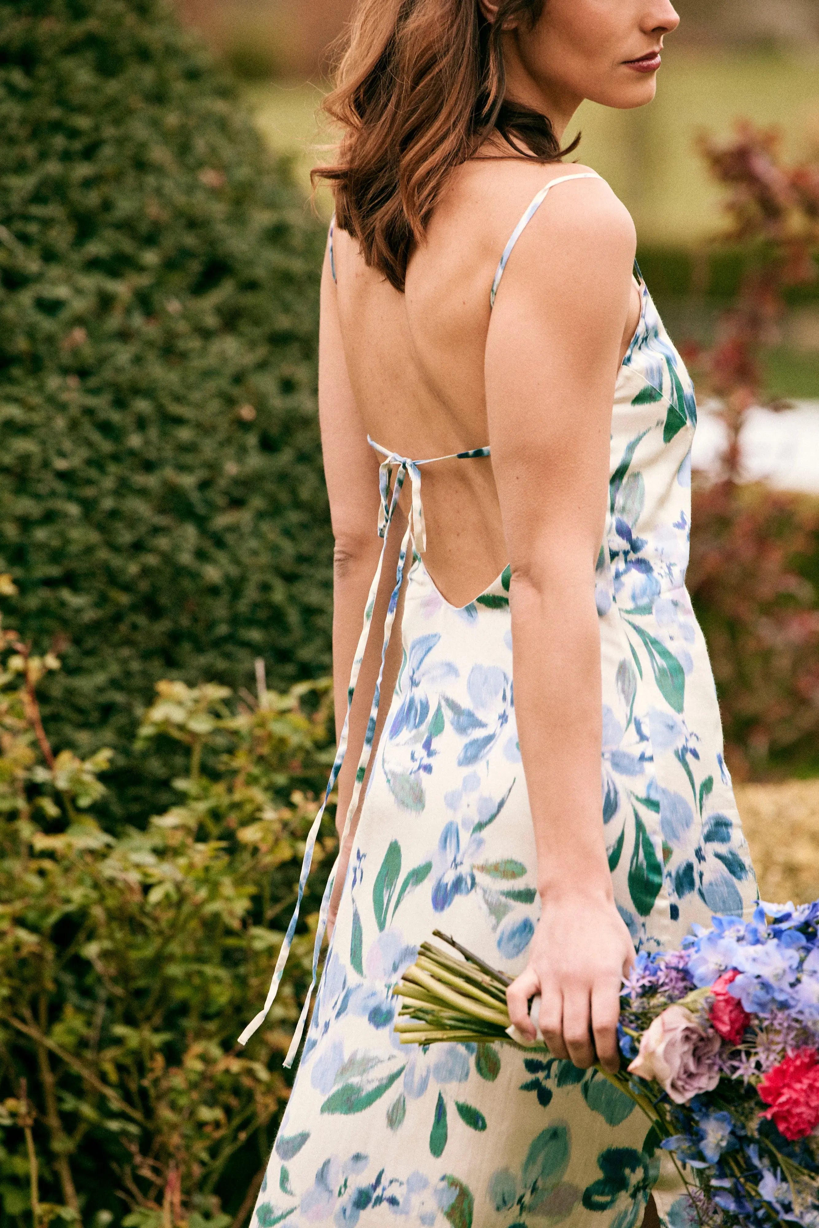 PAUEME I ROBE I Robe Manuela - Fleurs bleues
