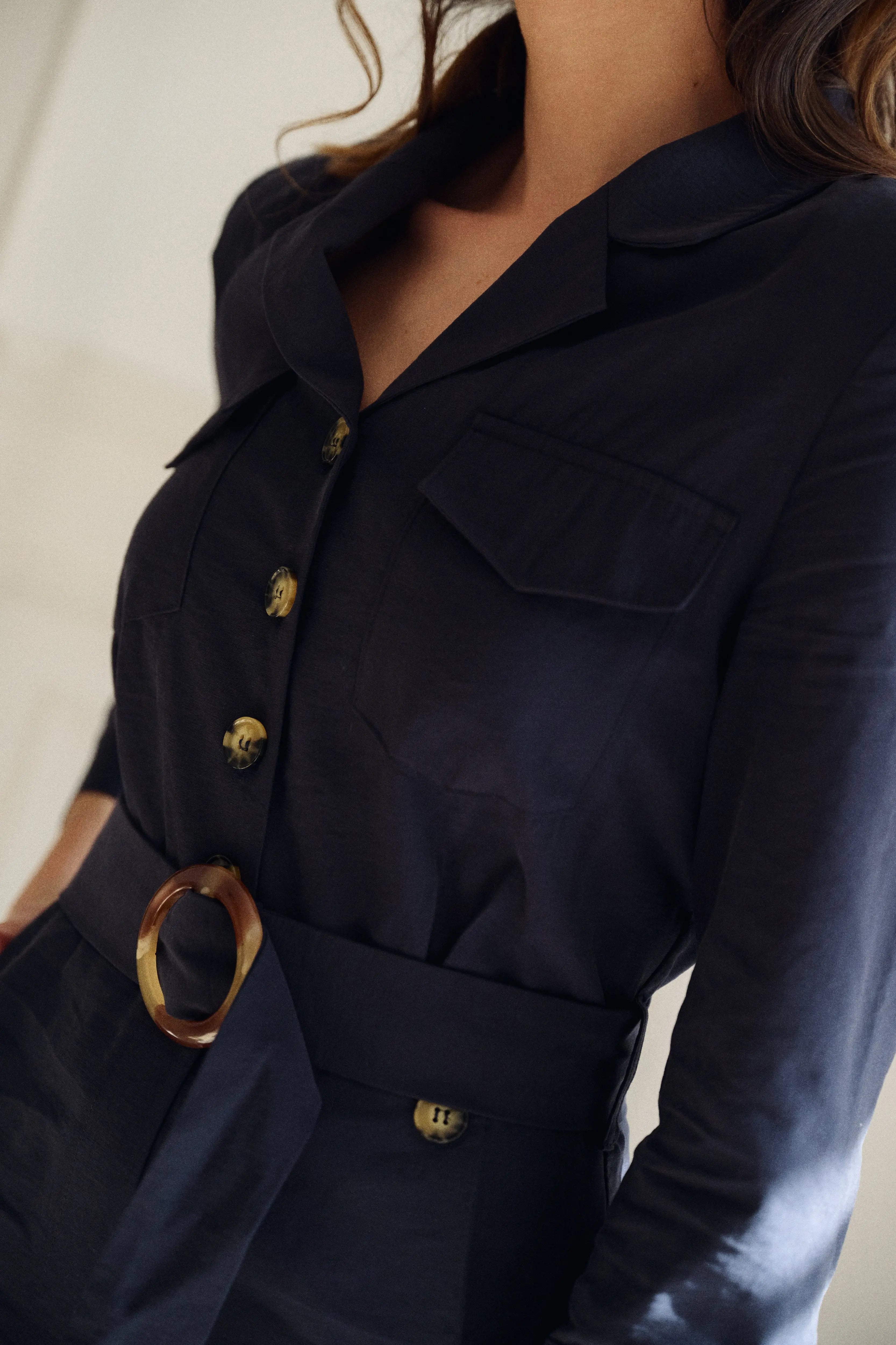 PAUEME I ROBE I Combinaison Adaline - Bleue