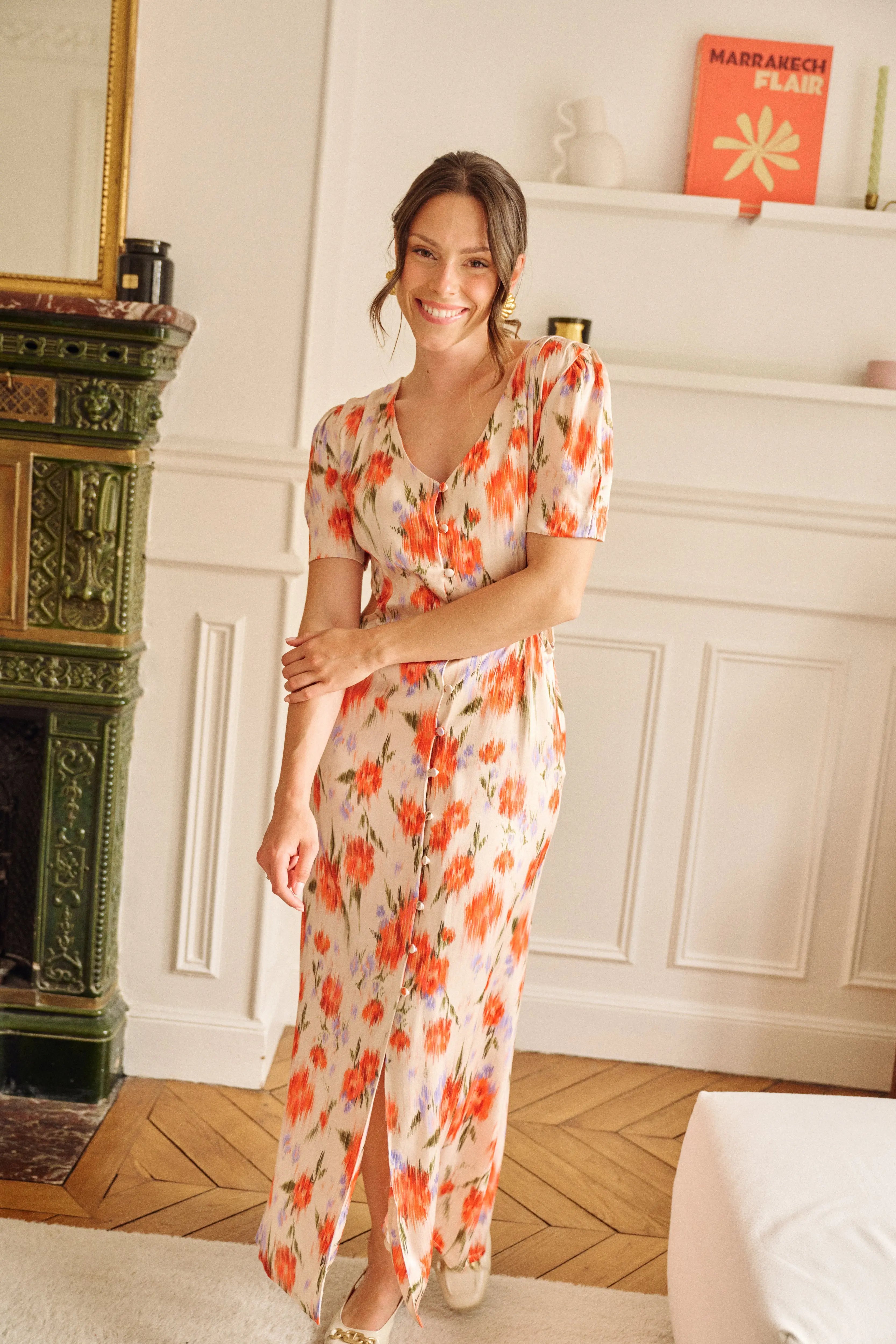 PAUEME I Robe I Robe Jeanne - Imp Camelia