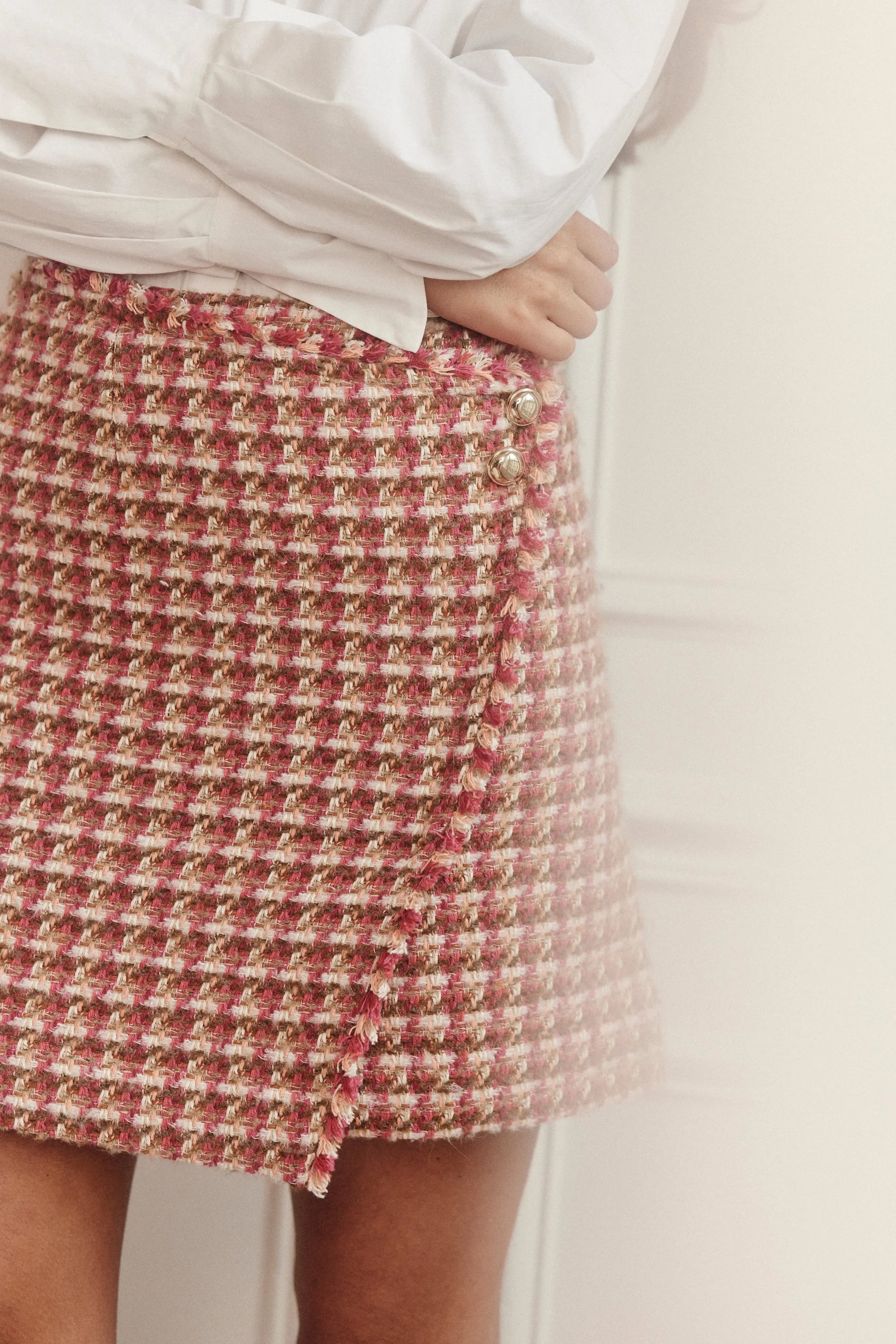 PAUEME I JUPE I Jupe Judith - Tweed brun