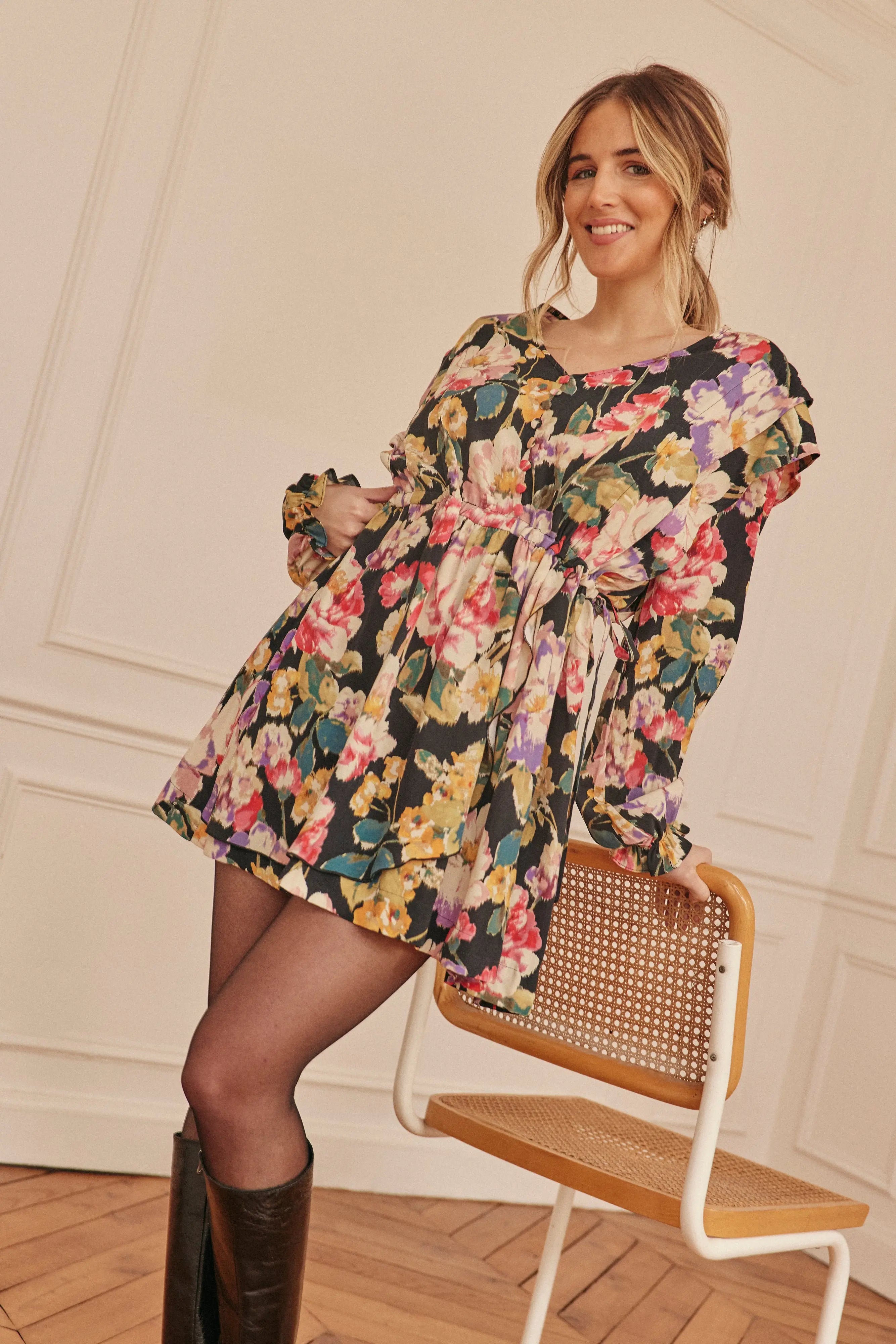 PAUEME I ROBE I Robe Capucine - Fleurs Petunia