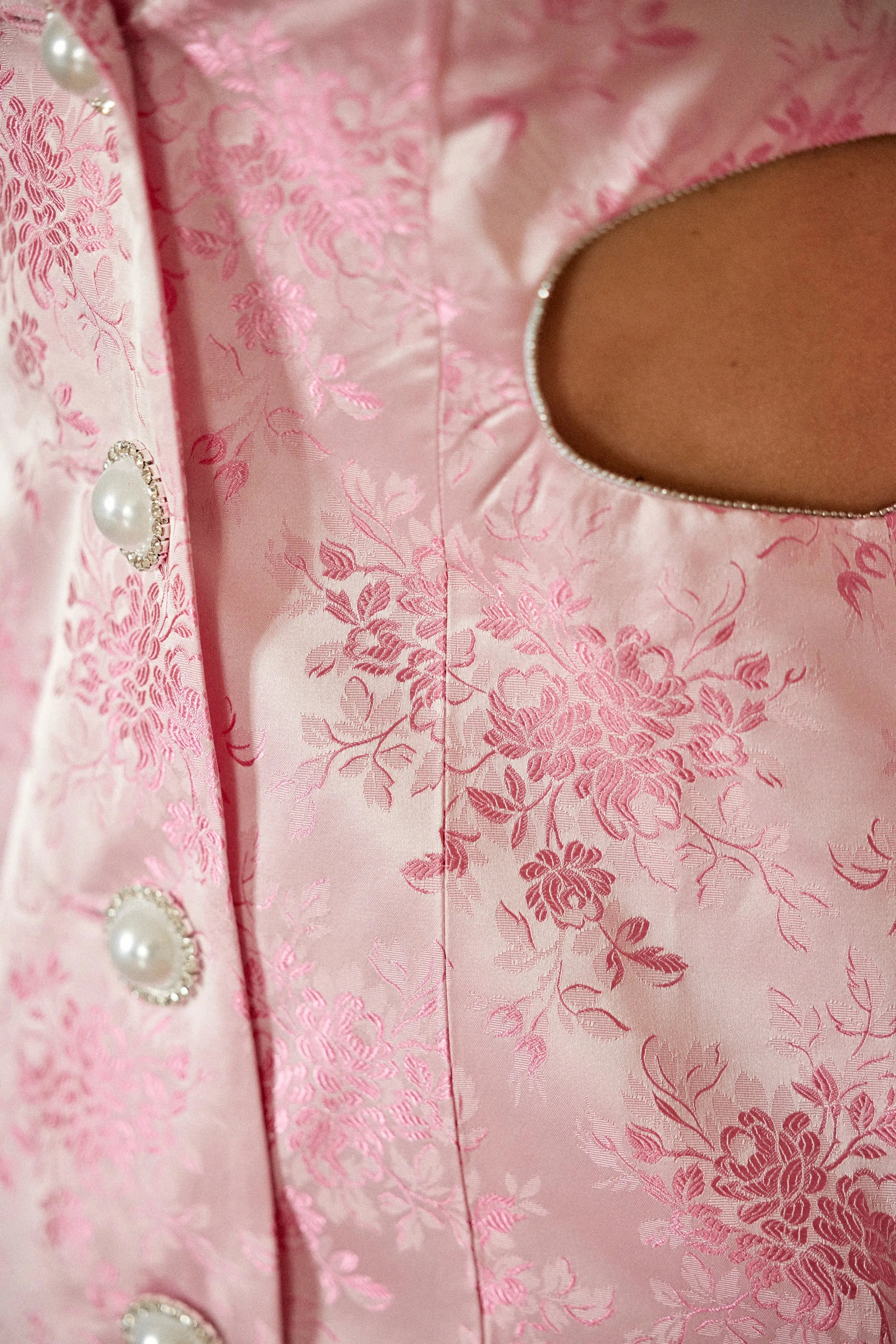 PAUEME I ROBE I Robe blazer Marine - Rose